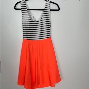 Open Back Skater Dress